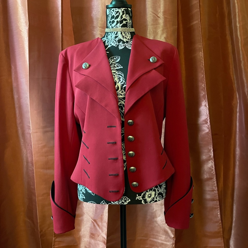 Vintage military styled office jacket